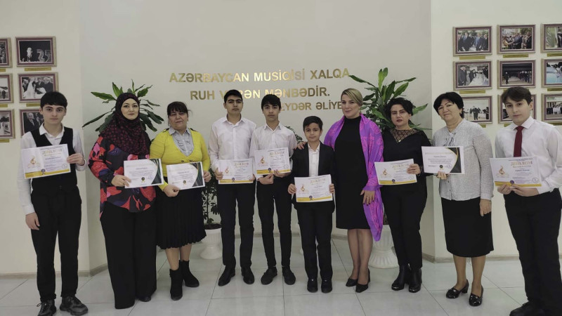 Şagirdlərimiz Beynəlxalq müsabiqədə laureat adına layiq görülüblər