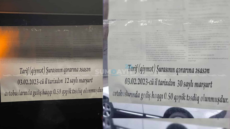 AYNA avtobuslarda ikili tarifin tətbiqi ilə bağlı xəbərdarlıq edib