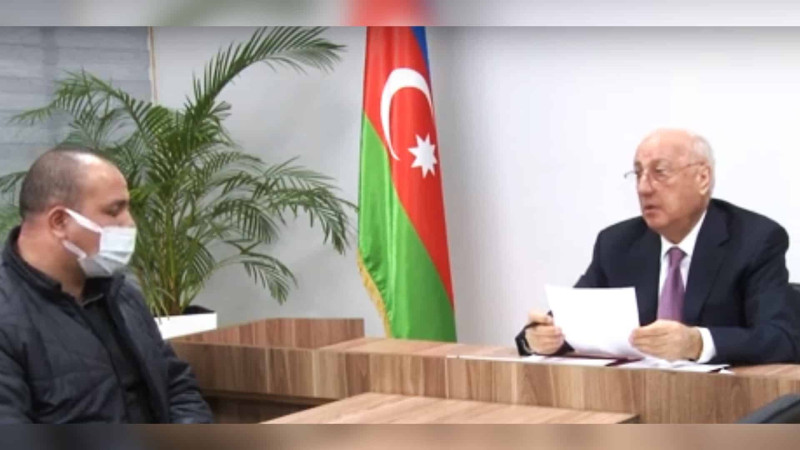 Zakir Fərəcov 29-cu məhəllə sakinlərini qəbul edib