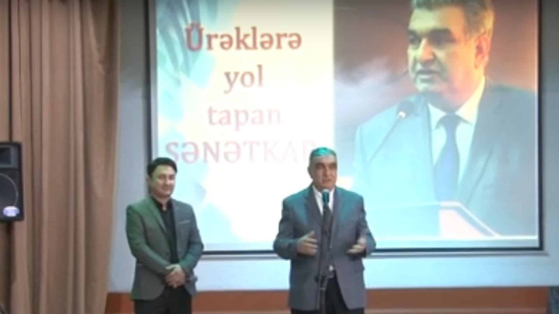 Əməkdar artistin yaradıcılıq gecəsi təşkil olunub