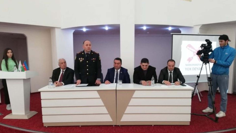 “Narkomaniyaya yox deyək” mövzusunda tədbir təşkil olunub