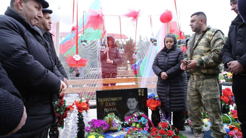 Sumqayıtda şəhid İlkin İsgəndərovun xatirəsi yad edilib