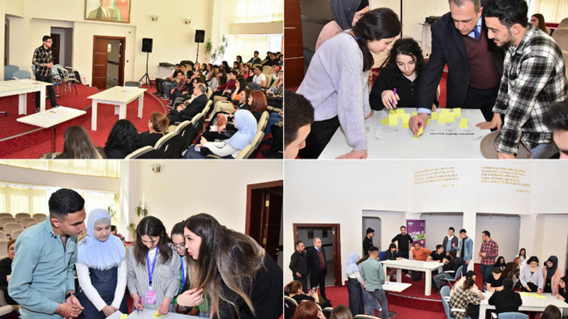 Sumqayıtda tələbələrin iştirakı ilə vörkşop keçirilib
