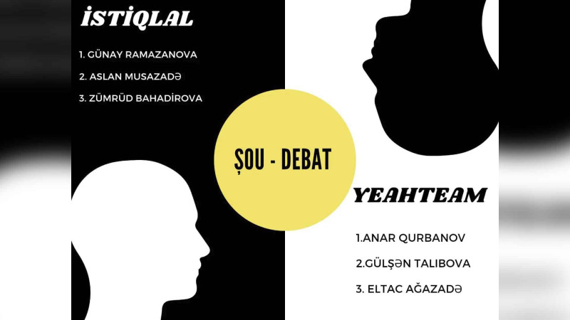 Tələbələr arasında şou-debat təşkil olunacaq