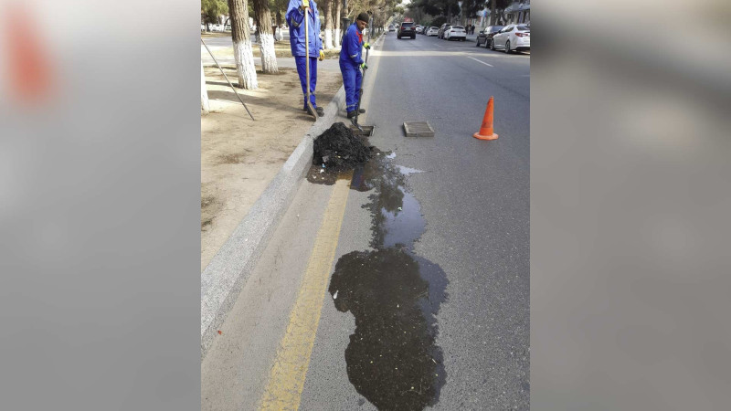 Sukanal İdarəsi yağış suları üçün nəzərdə tutulan quyuları təmizləyib