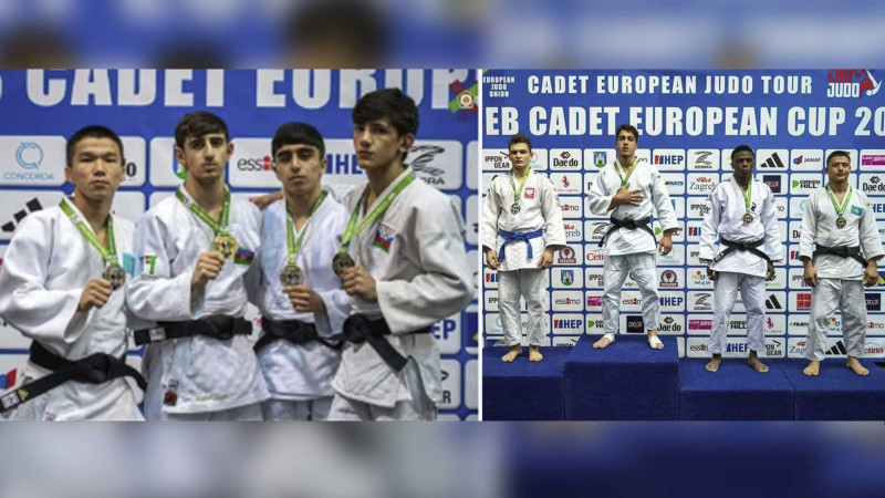 Cüdoçularımız Avropa kubokunun fəxri kürsüsünə qalxıblar