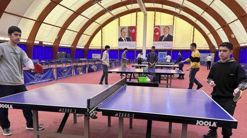 Sumqayıtda stolüstü tennis turnirinin qalibləri təltif olunublar