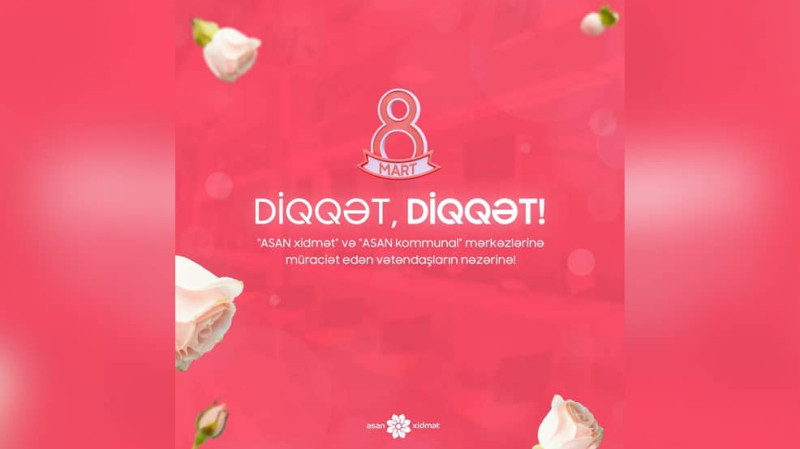 Bu gün “ASAN xidmət” mərkəzləri fəaliyyət göstərmir