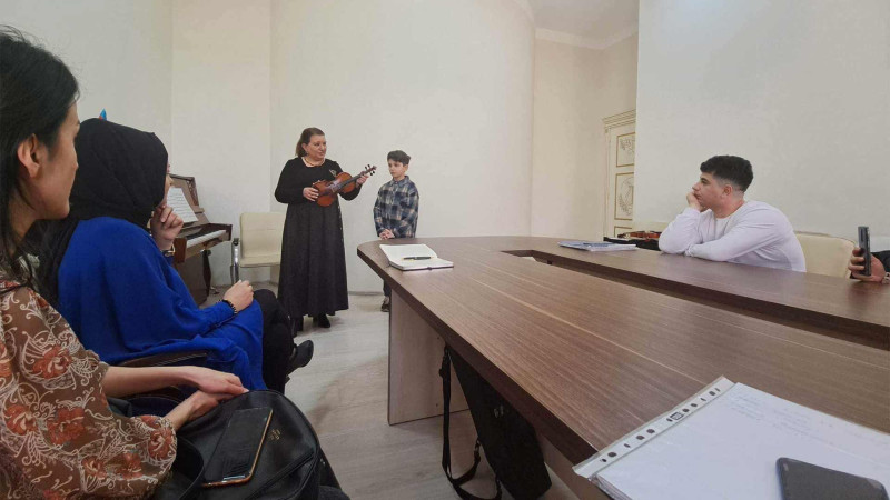 Bakı Musiqi Akademiyasının müəllim heyəti Sumqayıtda ustad dərsi keçiriblər