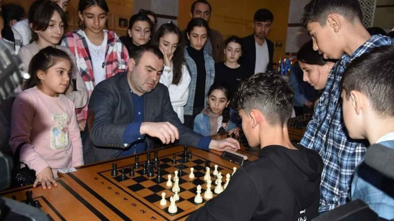 Şəhriyar Məmmədyarov şahmat turnirinin qonağı olub
