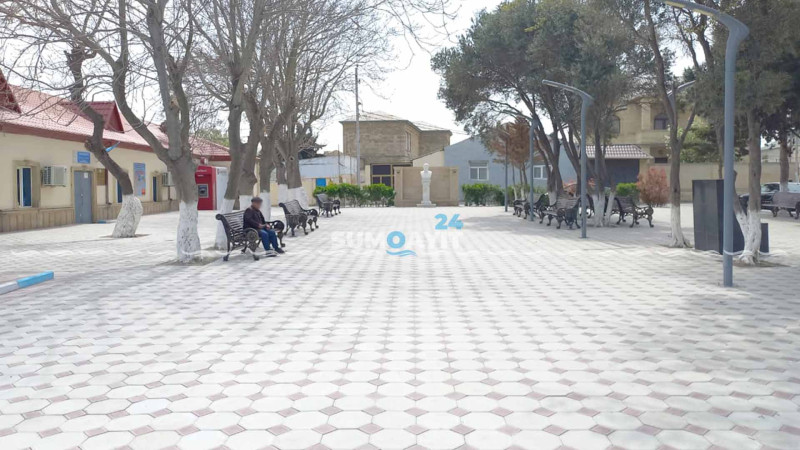 Coratda mərkəzi park əsaslı təmir edilib