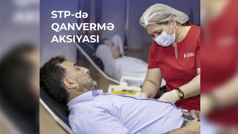 STP-nin əməkdaşları könüllü qan veriblər