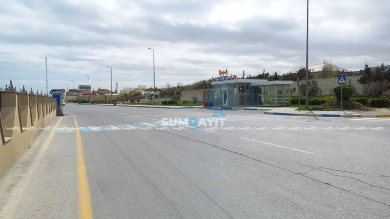 Novxanı-Sumqayıt yolunda piyadalara yol verilmir
