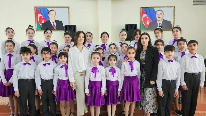 Məktəblilərin ifasında “Tariximizi işıqlandıran 100 illik məşəl” adlı konsert baş tutub