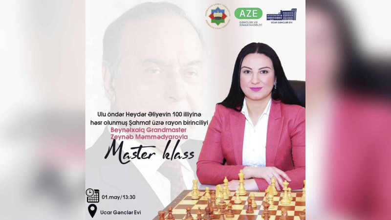 Qrosmeyster Zeynəb Məmmədyarova master-klas keçirəcək