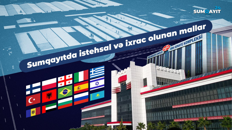 Sumqayıtda istehsal və ixrac olunan mallar