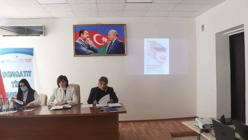 İmmunlaşdırma haqqında maarifləndirici tədbirlər keçirilir