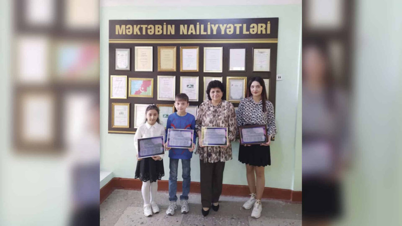 İncəsənət Məktəbinin şagirdləri mükafatlandırılıblar