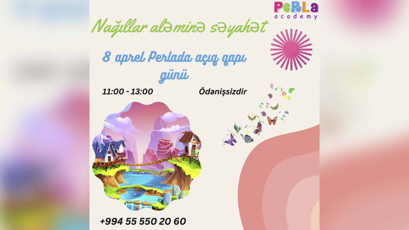 “Perla academy” tədris mərkəzi açıq qapı günü təşkil edir