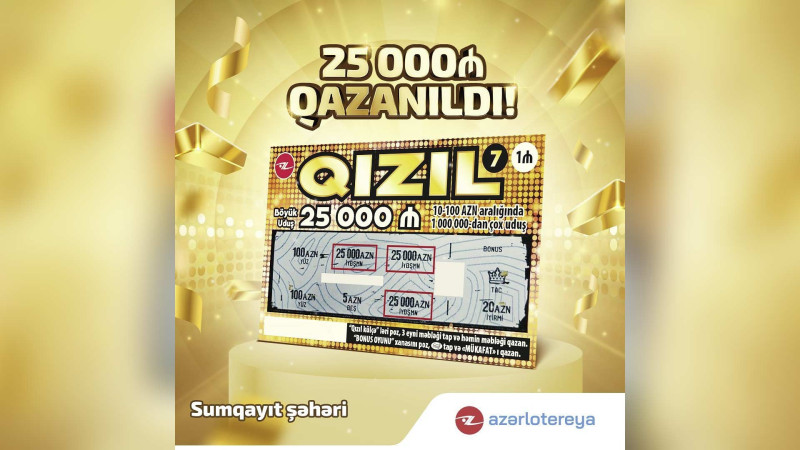 Sumqayıt sakini cekpot udub