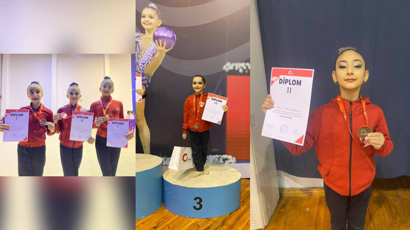 Kiçik yaşlı gimnastlarımız birincilikdə medal qazanıblar