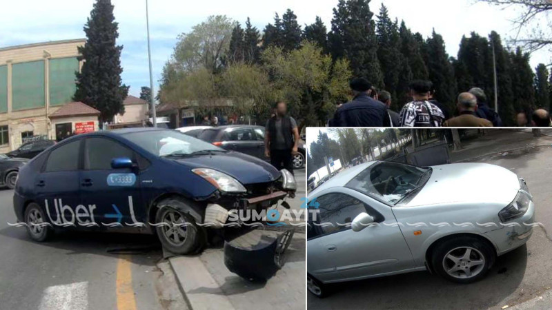 “Simurq” şadlıq sarayının önündə yol qəzası baş verib