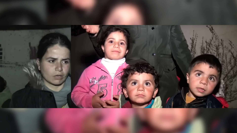 Gecələməyə yeri olmayan ana 4 körpəsi ilə küçədə qalıb