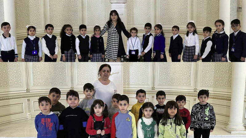 Uşaqlar üçün Heydər Əliyev Mərkəzində ekskursiyalar təşkil olunub