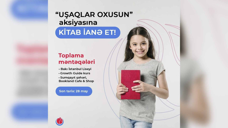 Sumqayıtda kənd uşaqları üçün kitablar toplanır