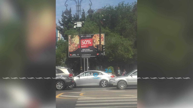 Sumqayıtın mərkəzində səhərdən etibarən işıqforlar işləmir