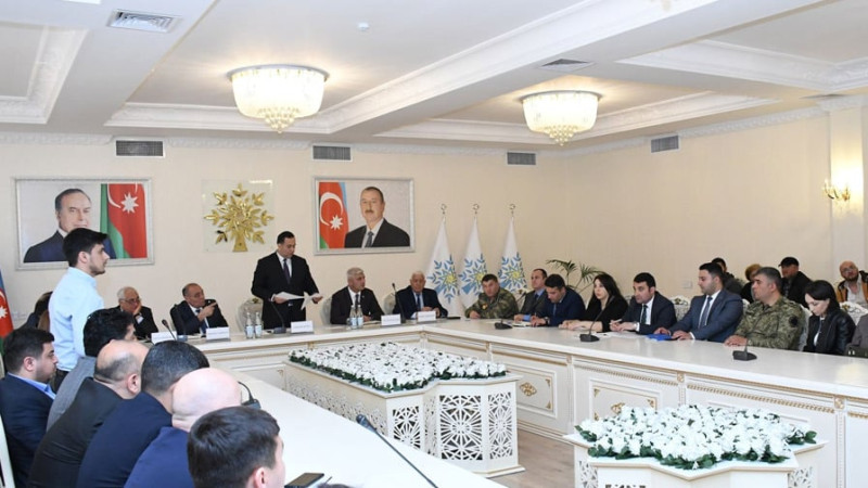 Sumqayıtda şəhid ailələri və qazilərlə görüş keçirilib