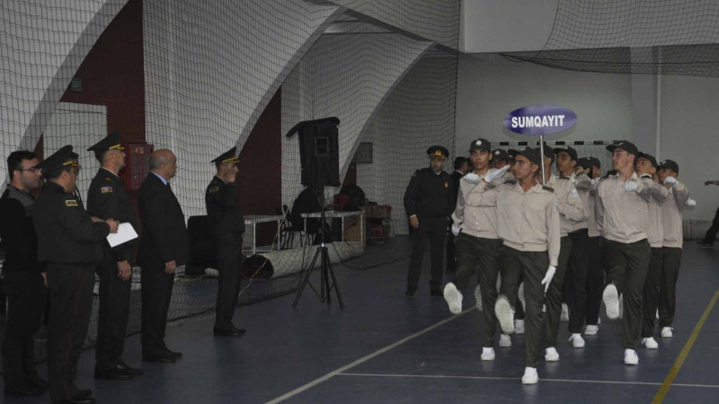 Sumqayıt “Şahin” hərbi-idman oyununun zona mərhələsinin qalibi olub