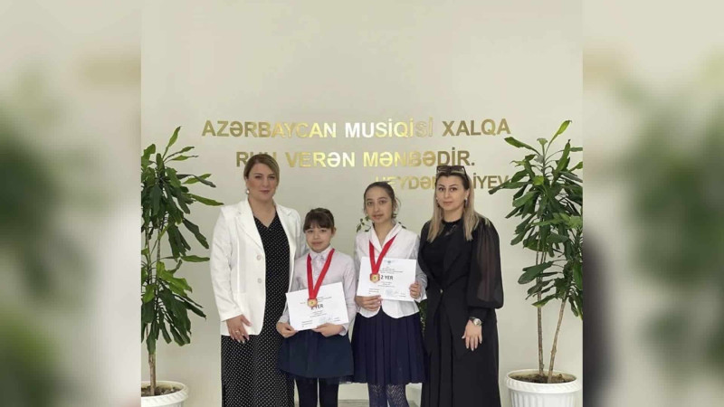 Uşaq İncəsənət Məktəbinin şagirdləri müsabiqədə birinci olublar