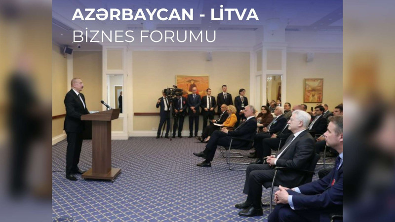 STP-nin Baş icraçı direktoru şirkəti Litva biznes forumunda təmsil edib