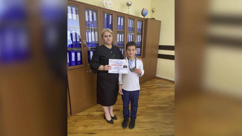 Şagirdimiz Heydər Əliyev kuboku yarışının üçüncüsü olub