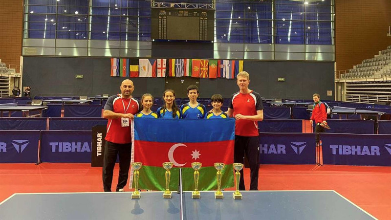 Sumqayıt tennisçiləri Xorvatiyada medallar qazanıblar