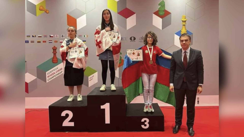 Yeniyetmə şahmatçımız Avropa çempionatının üçüncüsü olub