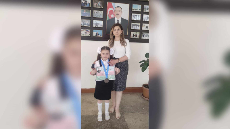 Şagirdimiz üzgüçülük turnirində bürünc medal qazanıb