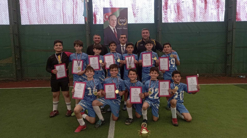 Sumqayıt komandası futbol üzrə rayon turnirinin qalibi olub