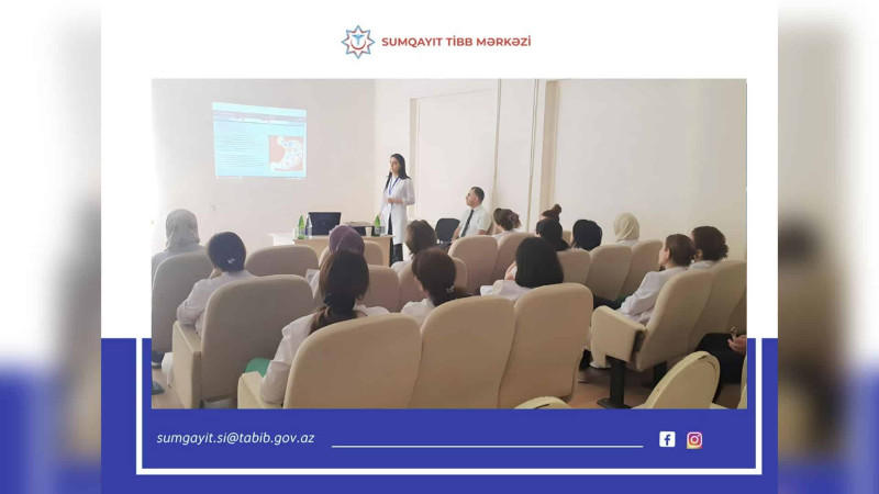 Sumqayıtda tibb işçiləri maarifləndirici seminara qatılıblar
