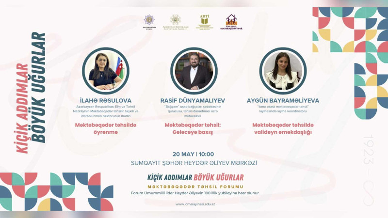 Sumqayıtda erkən təhsillə bağlı forum baş tutacaq