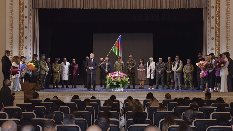 “Heydər Əliyev İli” çərçivəsində “Missiya” tamaşası səhnələşdirilib