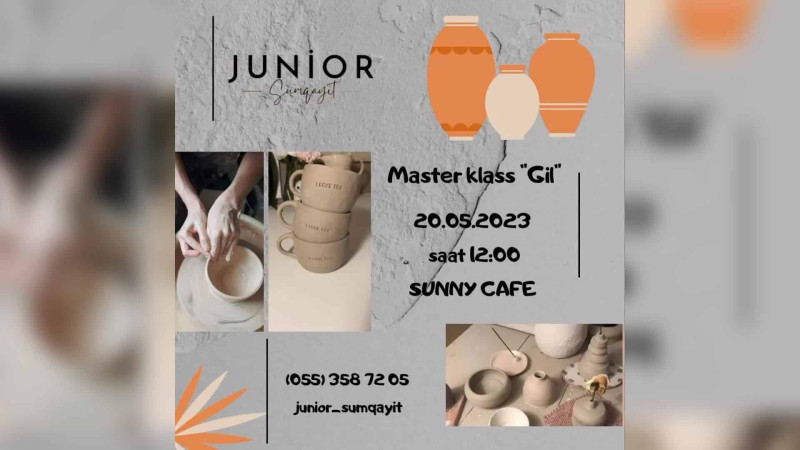Uşaqlar üçün “Gil master-klas” təşkil olunacaq