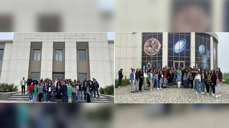 SDU-nun bir qrup professor-müəllim və tələbə heyəti Şamaxı Astrofizika Rəsədxanasını ziyarət edib