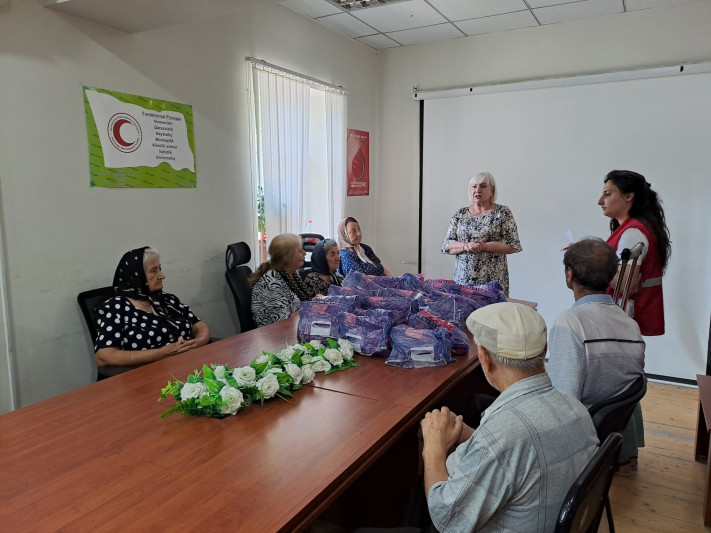 Sumqayıtda 23 aztəminatlı ailəyə Qurban əti paylanılıb