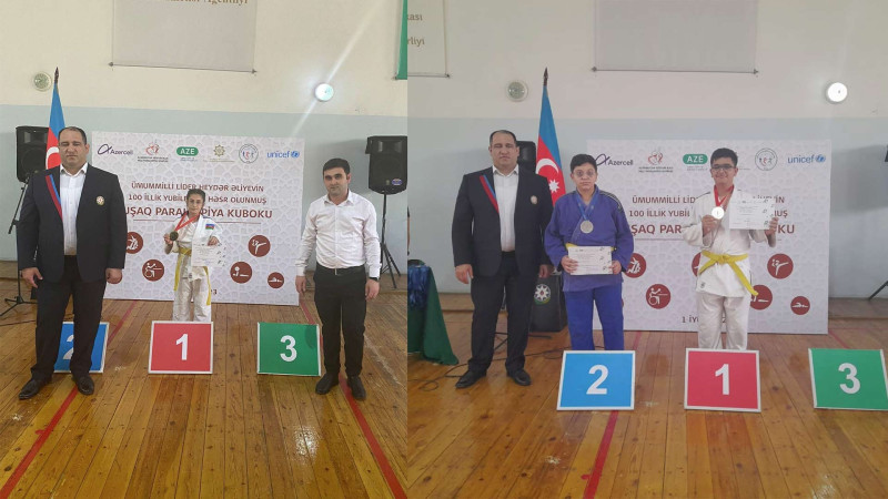 İdmançılarımız “Uşaq paralimpiya kuboku”nda medal qazanıblar