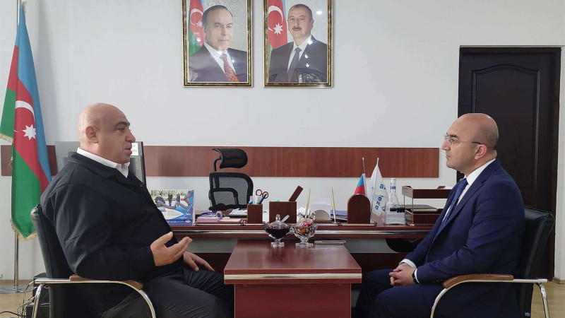 Qaz İstismarı sahəsinin rəisi yerli qurumun məsul şəxşi ilə görüşüb