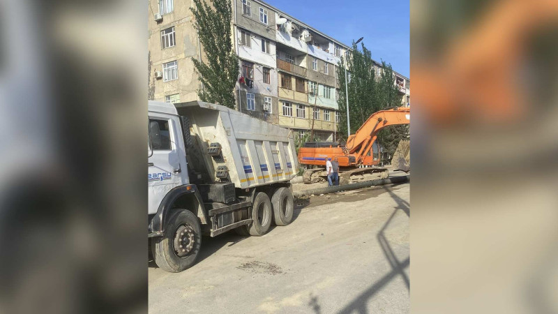 Çerkassı küçəsi: yolun bir hissəsi bağlanıb