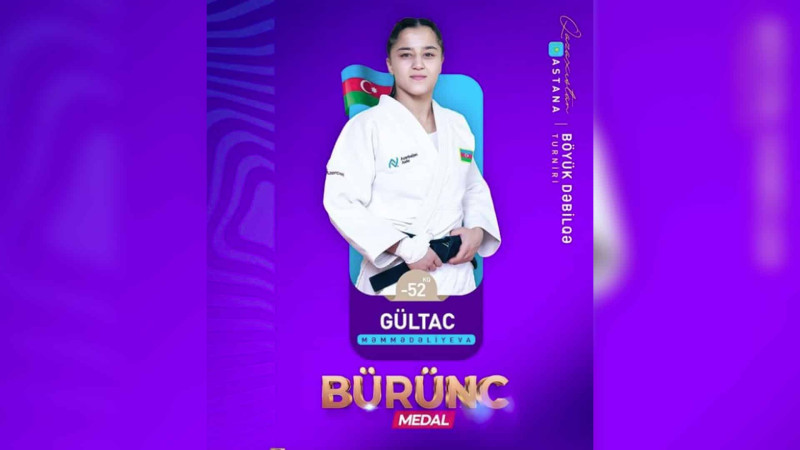 Gültac Məmmədəliyeva Böyük Dəbilqə turnirində bürünc medala sahib olub