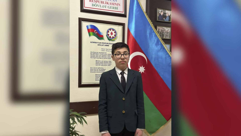 Sumqayıtlı şagird ölkəmizi olimpiadada təmsil edib